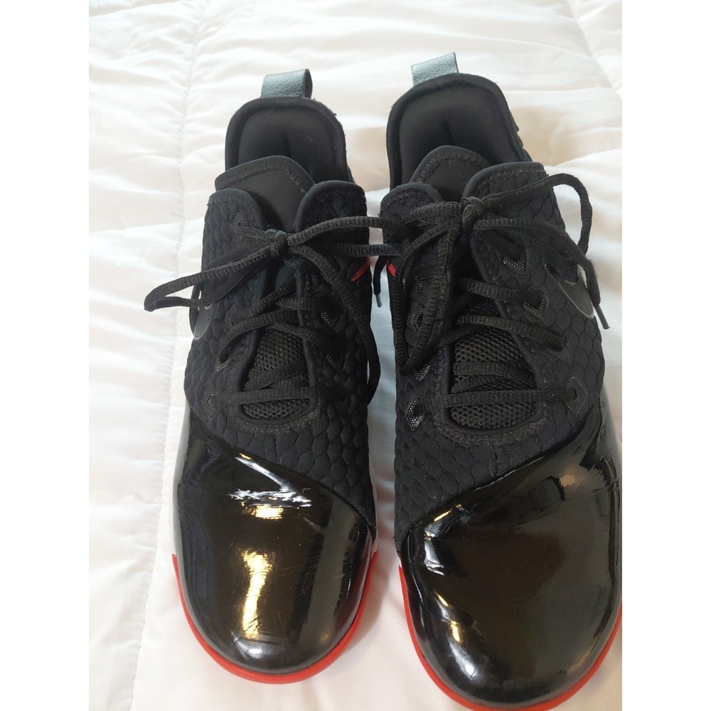 Lebron Witness 3 BQ9819-001 Black Red Mens Size 9